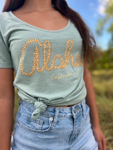 Aloha Puakenikeni Womens Tee